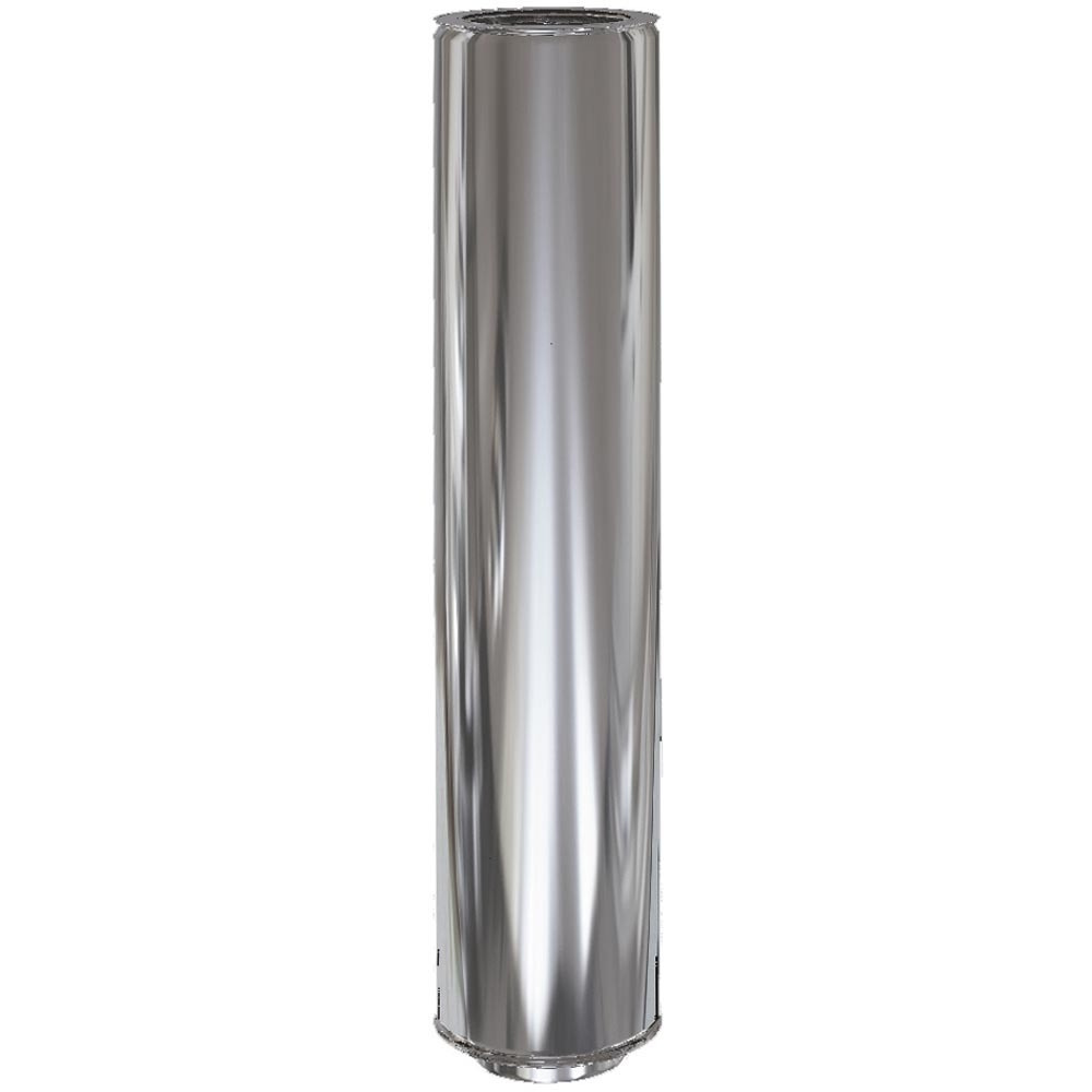 Tubo doble pared inox 1 metro ø 150