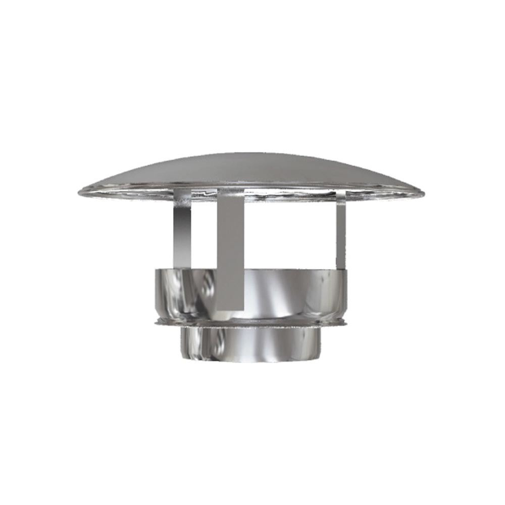 Sombrerete doble pared inox ø 150