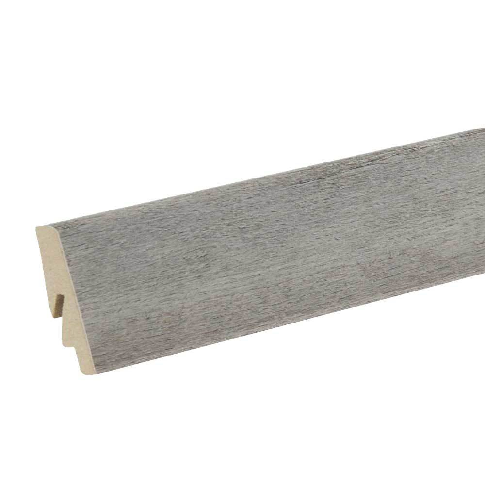Rodapié madera gris ranurado 225x8x1,5cm