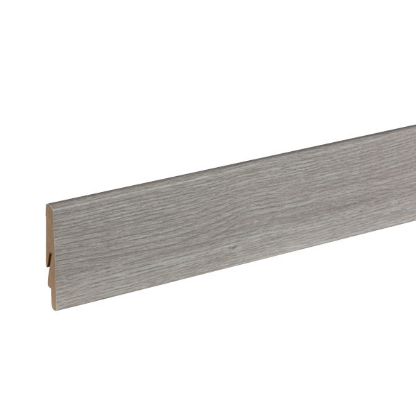 Rodapié madera gris claro ranurado 225x8x1,5cm