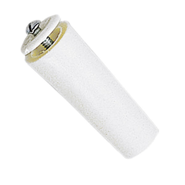 Tope de tornillo blanco para persiana 4 x ø 2 cm