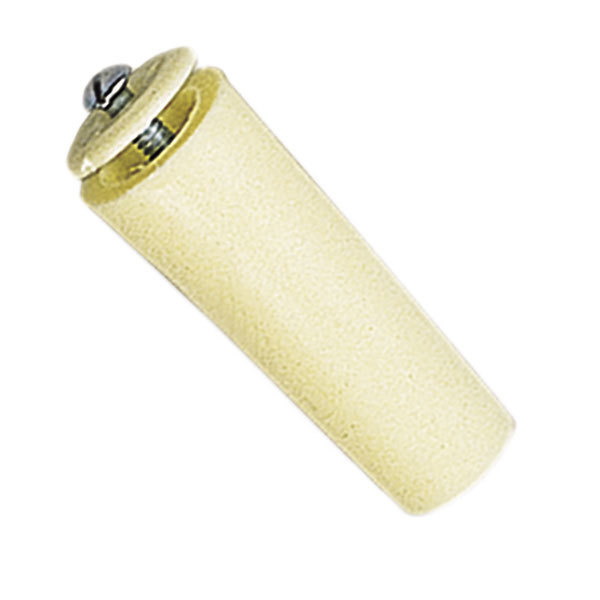 Tope de tornillo marfil para persiana 6 x ø 2 cm