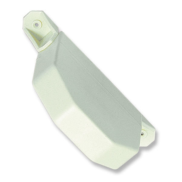 Recogedor abatible blanco para persiana 23 x 4 x 15 cm