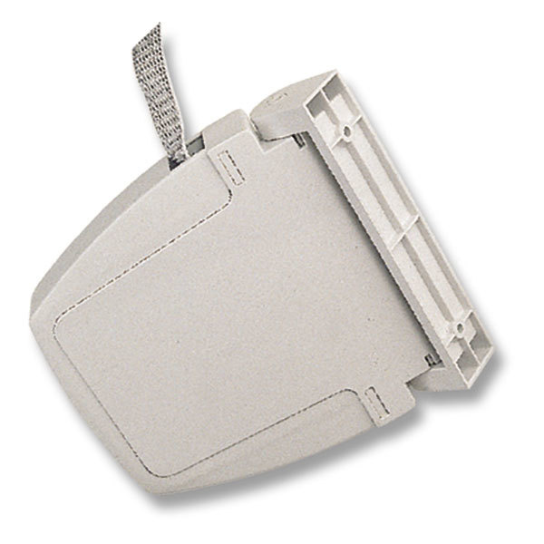 Recogedor abatible para persiana cinta 22 mm gris 14,5 x 4 x 16 cm