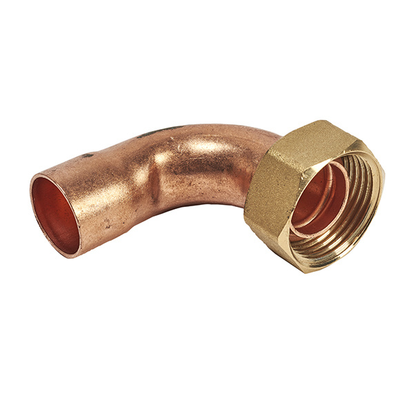 Racor curvo Ø18x3/4" 2 piezas