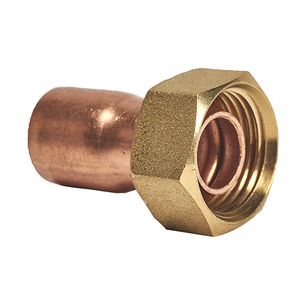 Racor recto Ø12x3/8" 2 piezas