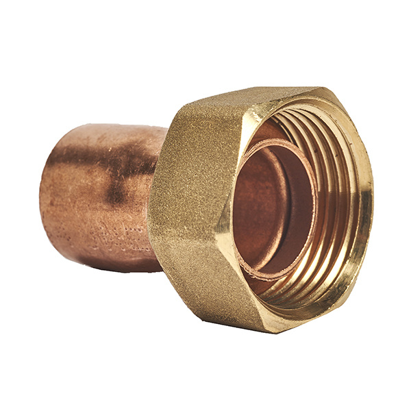Racor recto Ø18x1/2" 2 piezas