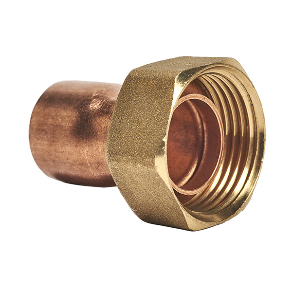 Racor recto Ø18x3/4" 2 piezas
