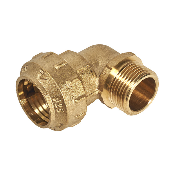 Codo tubo-macho 3/4" x 25 mm