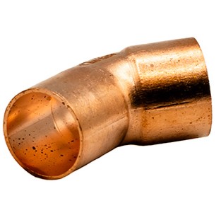 Curva 45° macho-hembra 15mm 4 unidades