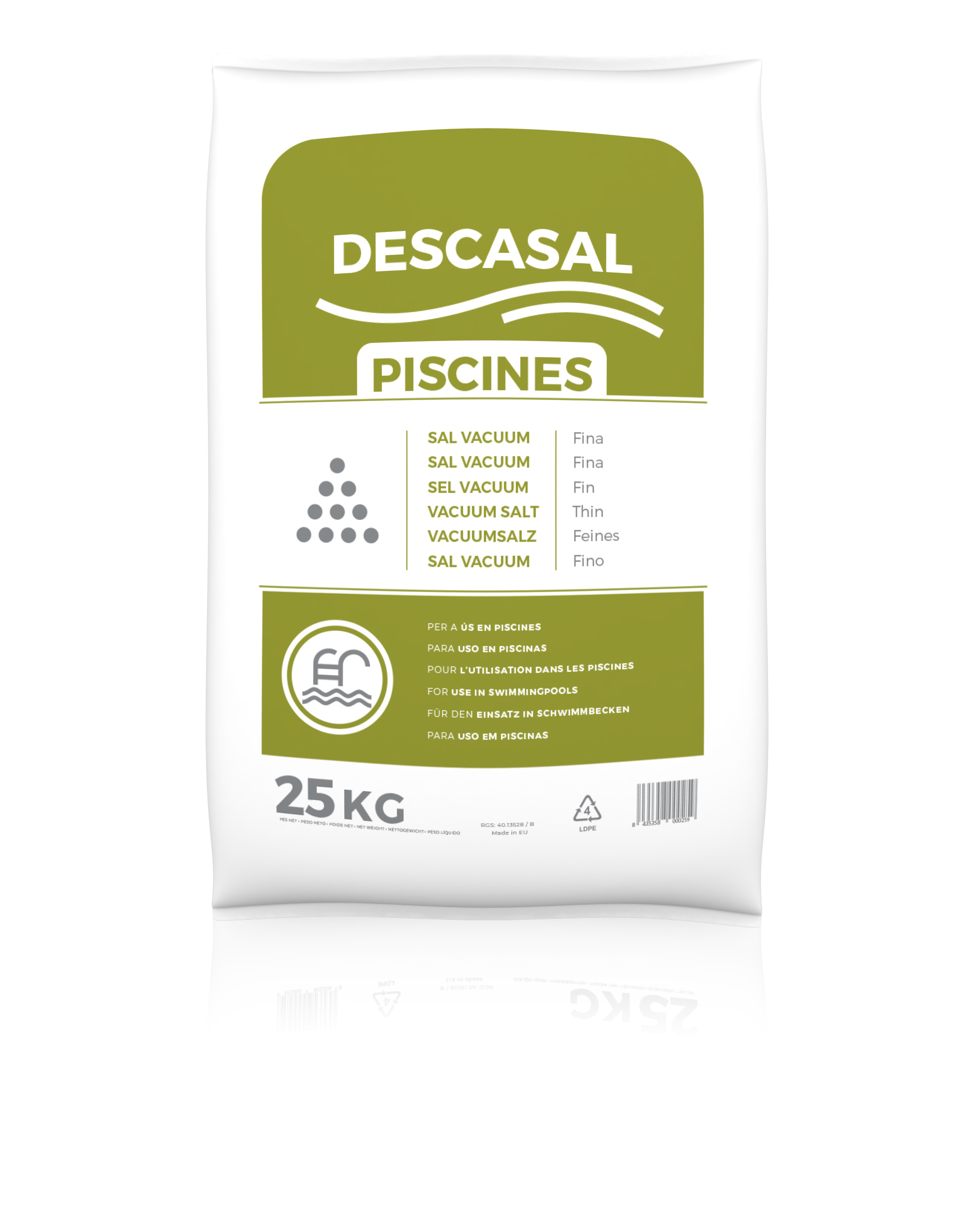 Sal piscinas Descasal 25Kg