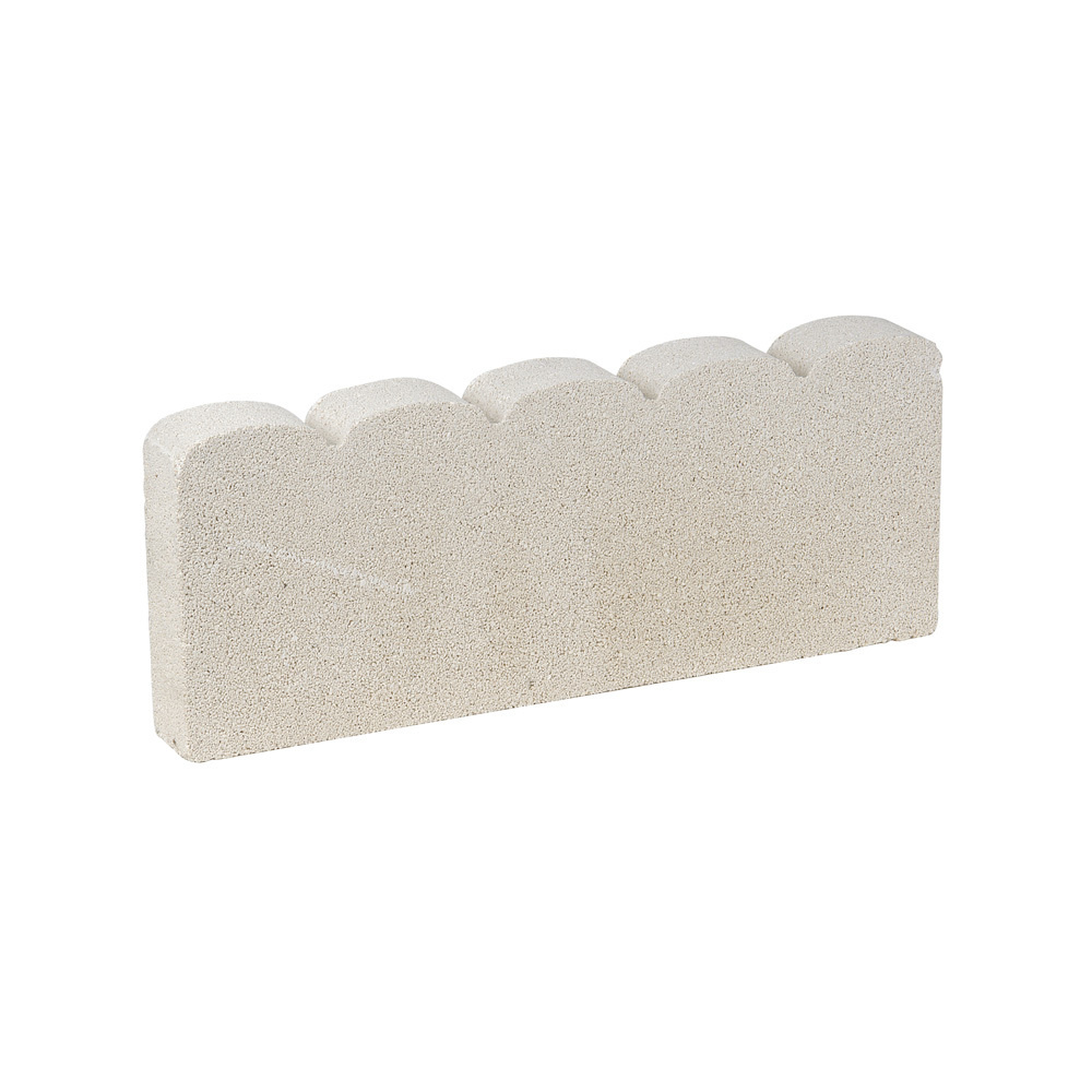 Bordillo ondulado blanco 50 x 20 x 5 cm