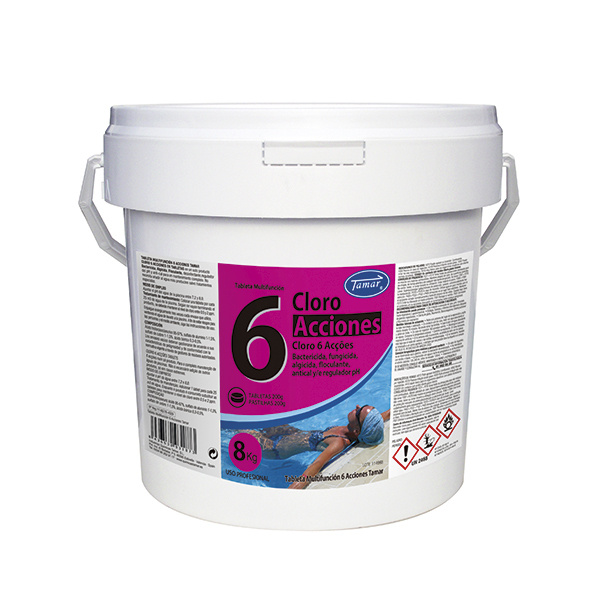 Cloro 6 acciones Tamar 8 Kg