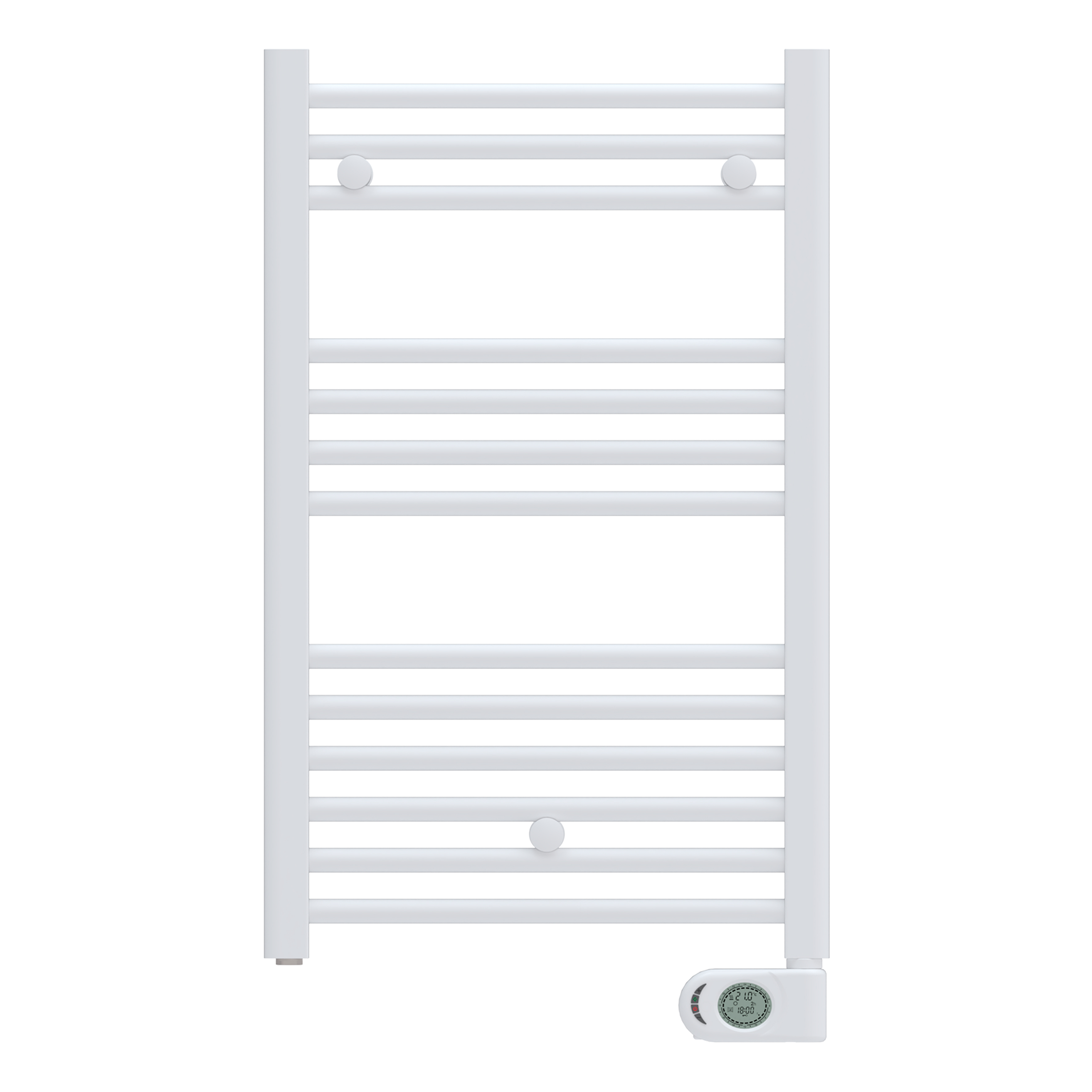Radiador toallero eléctrico de fluido blanco programable 300W Inerzia