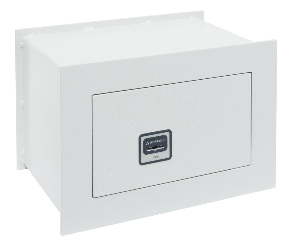 Arregui ideal 5 271310 caja fuerte de empotrar con llave, 20x30x20 cm, 7l