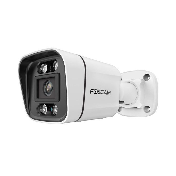 Cámara ip exterior - foscam - v5ep blanco - 5 mp - visión nocturna 20m - de