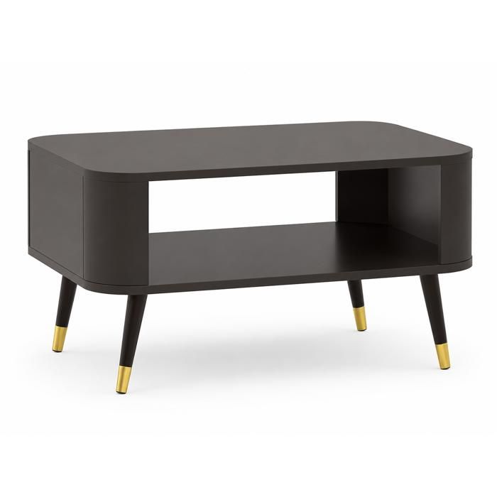 Mesa baja - 3xe living - 80 x 60 x 42 cm - rectangular - 1 estante - patas
