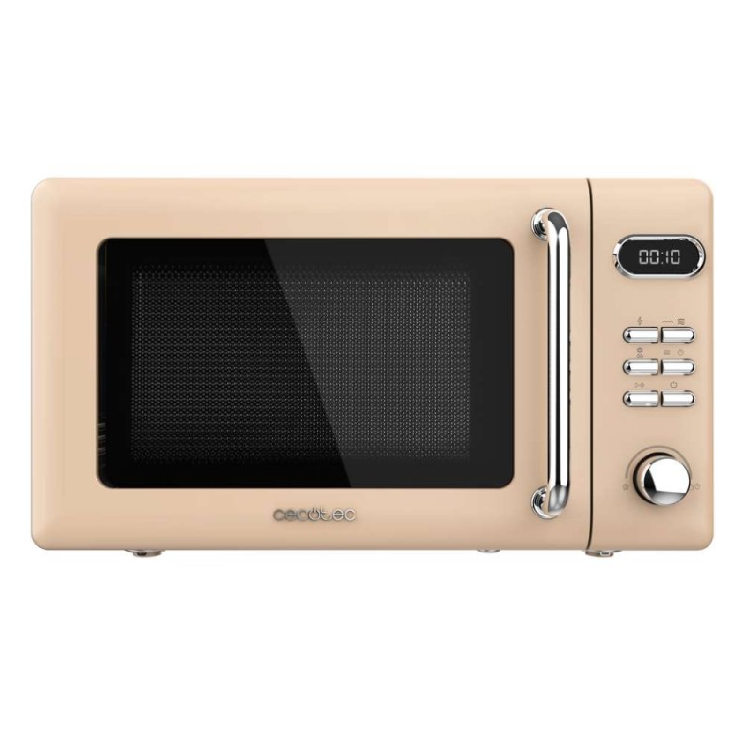 Cecotec microondas digital con grill de 20 l proclean 5110 retro beige. 700