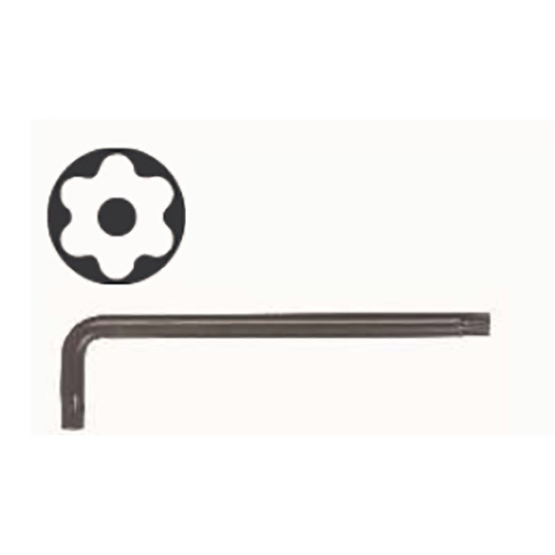 Llave acodada torx seguridad serie larga med.torx t-40