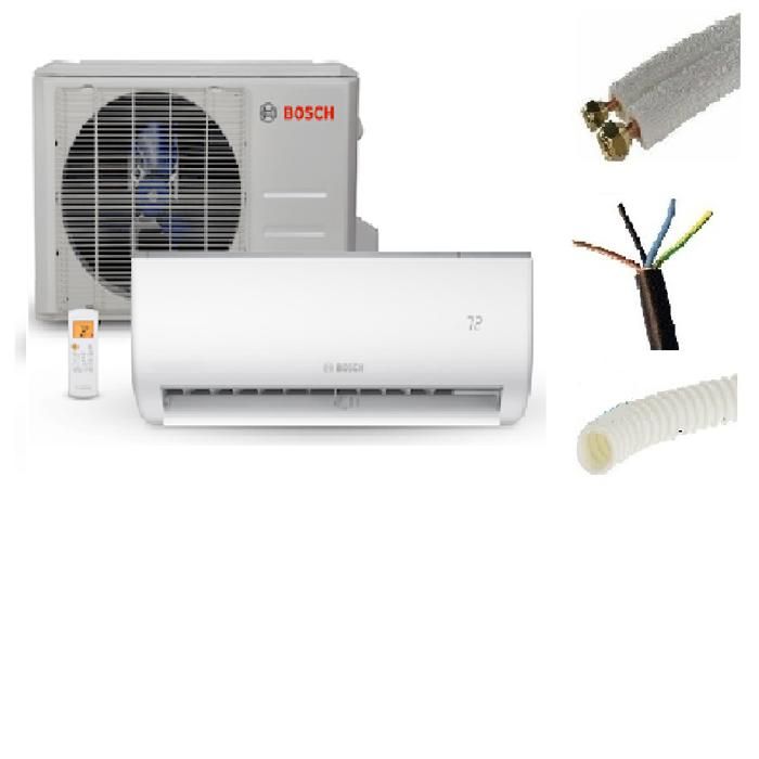 Climatización mural - Bosch - 7200w inverter - kit de instalación incluido