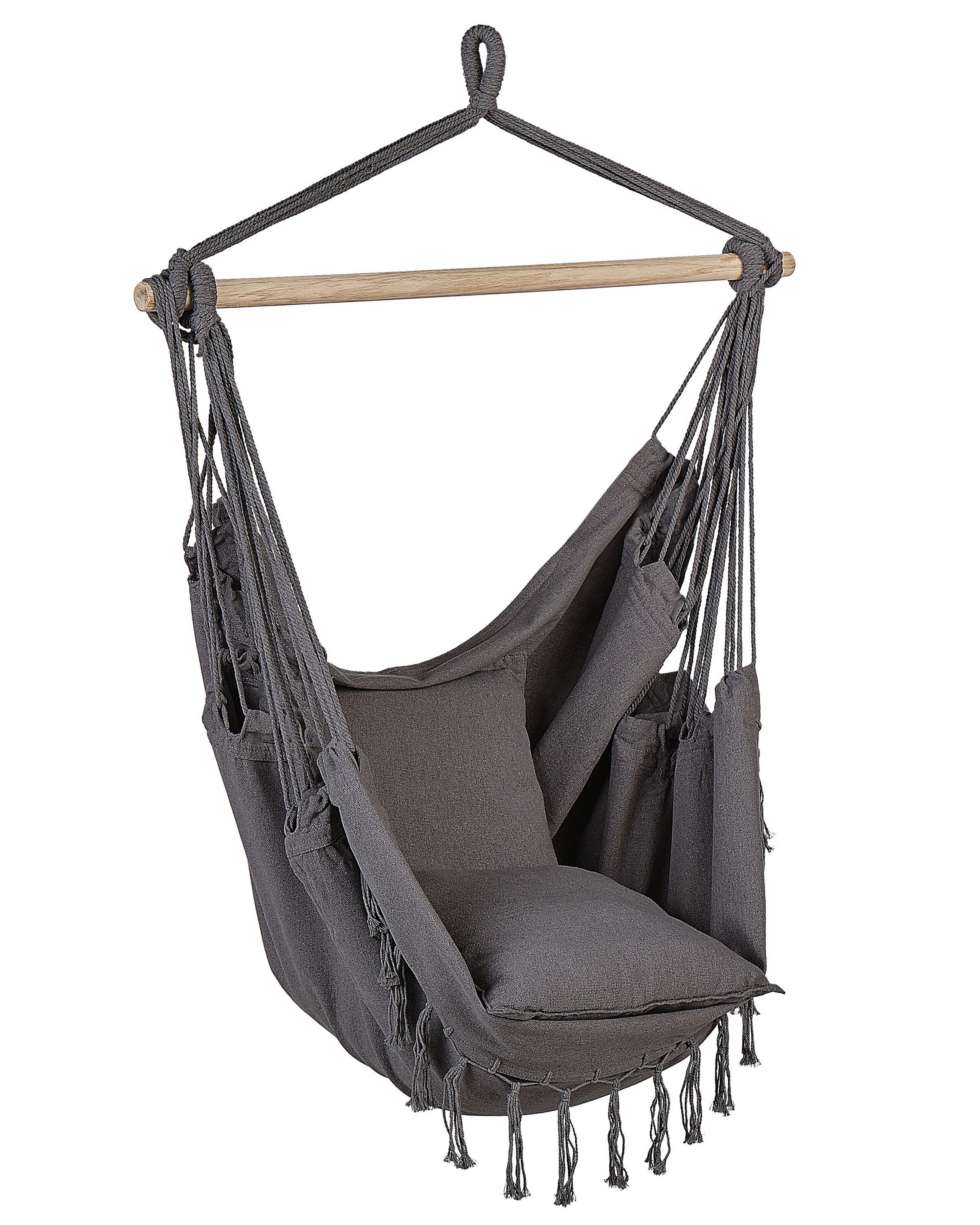 Sillón colgante bonea algodón gris