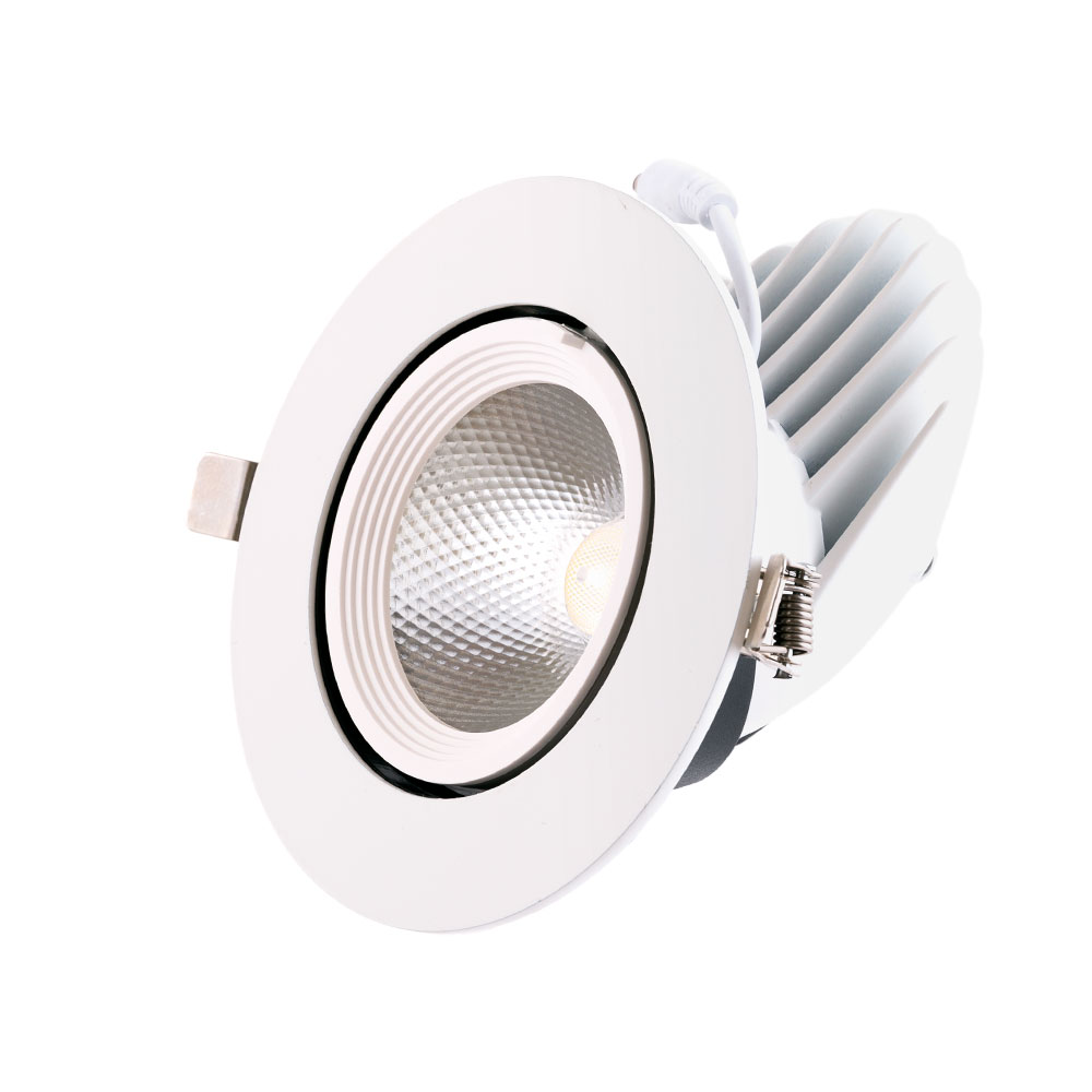 Foco downlight LED 24w 3600lm 4000ºk circular orientable 40.000h [ho-cob-
