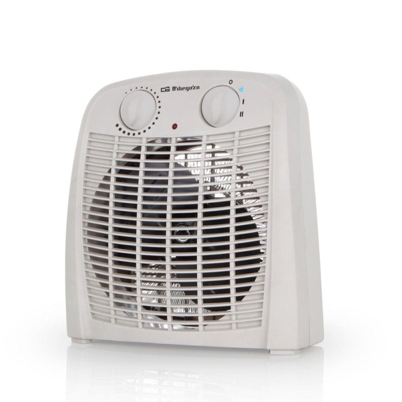 Calefactor orbegozo fh7000 2000 w 2 niveles de calor apto para baño