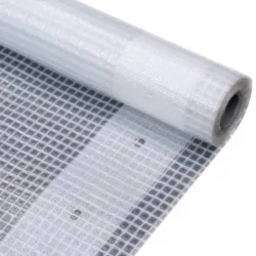 vidaXL lonas de leno 2 unidades 260 g/m² 4x4 m blanca