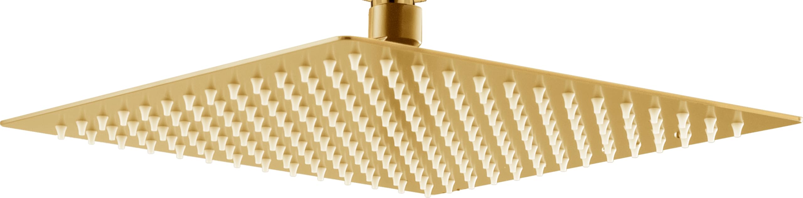 Imex - rociador ducha efecto lluvia de 20x20cm oro