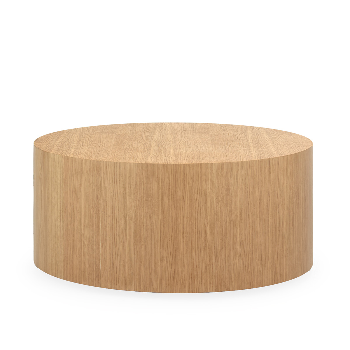 Mesa de centro 90x90x40 chapa roble natural