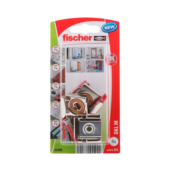 Fijación para espejos fischer