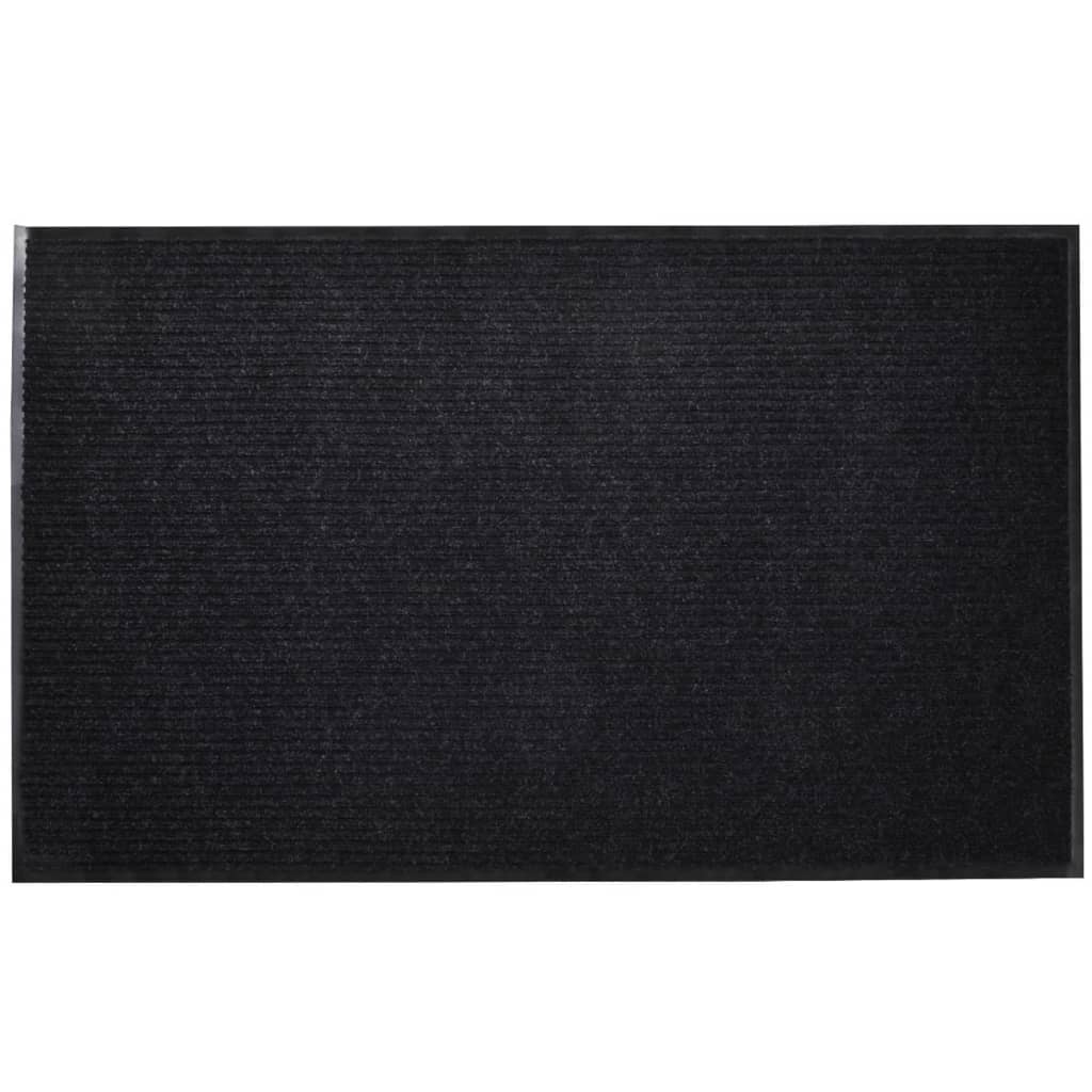 Felpudo negro 90 x 150 cm PVC