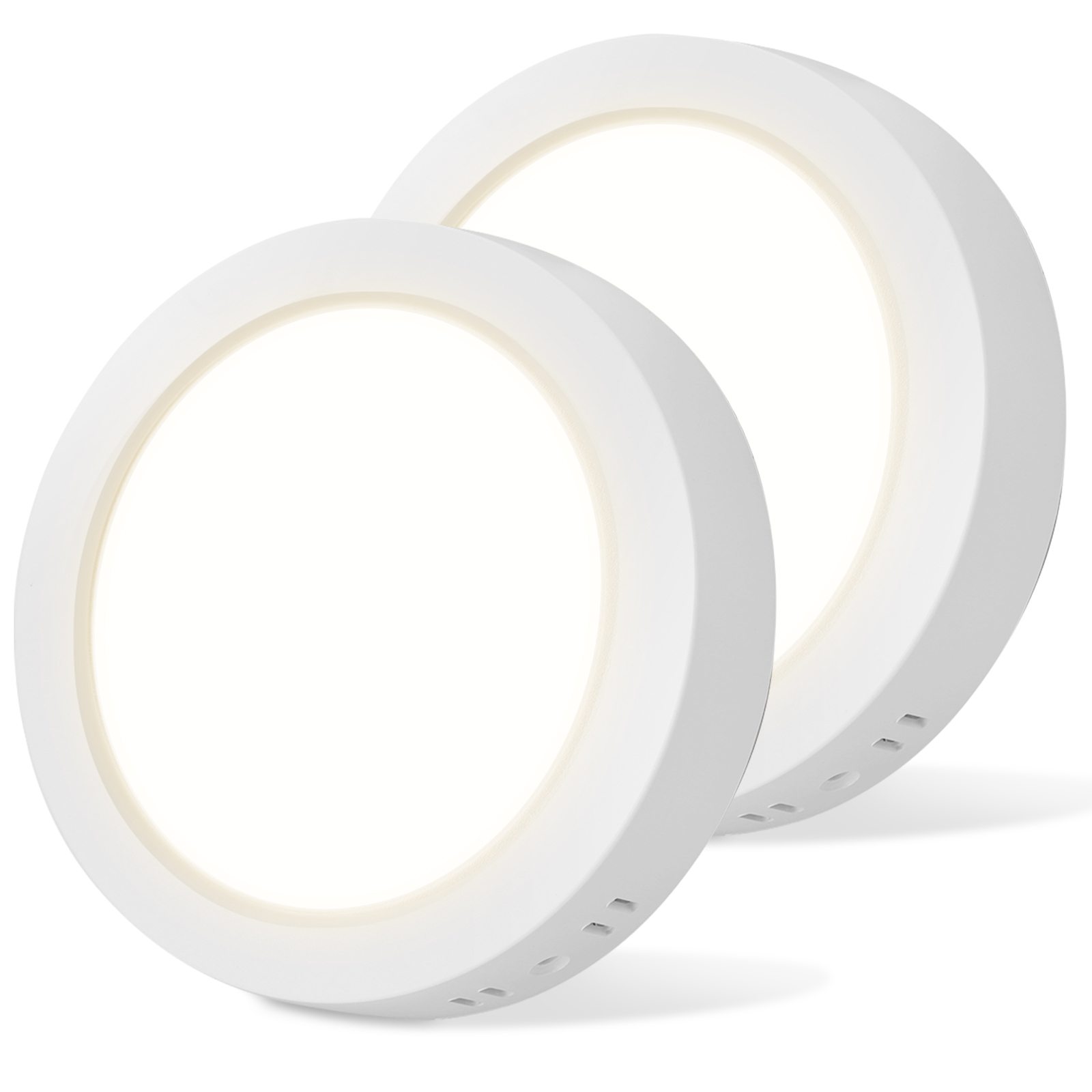 Aigostar plafón LED techo 6w 620lm 4000k 123*35hmm, 2 piezas