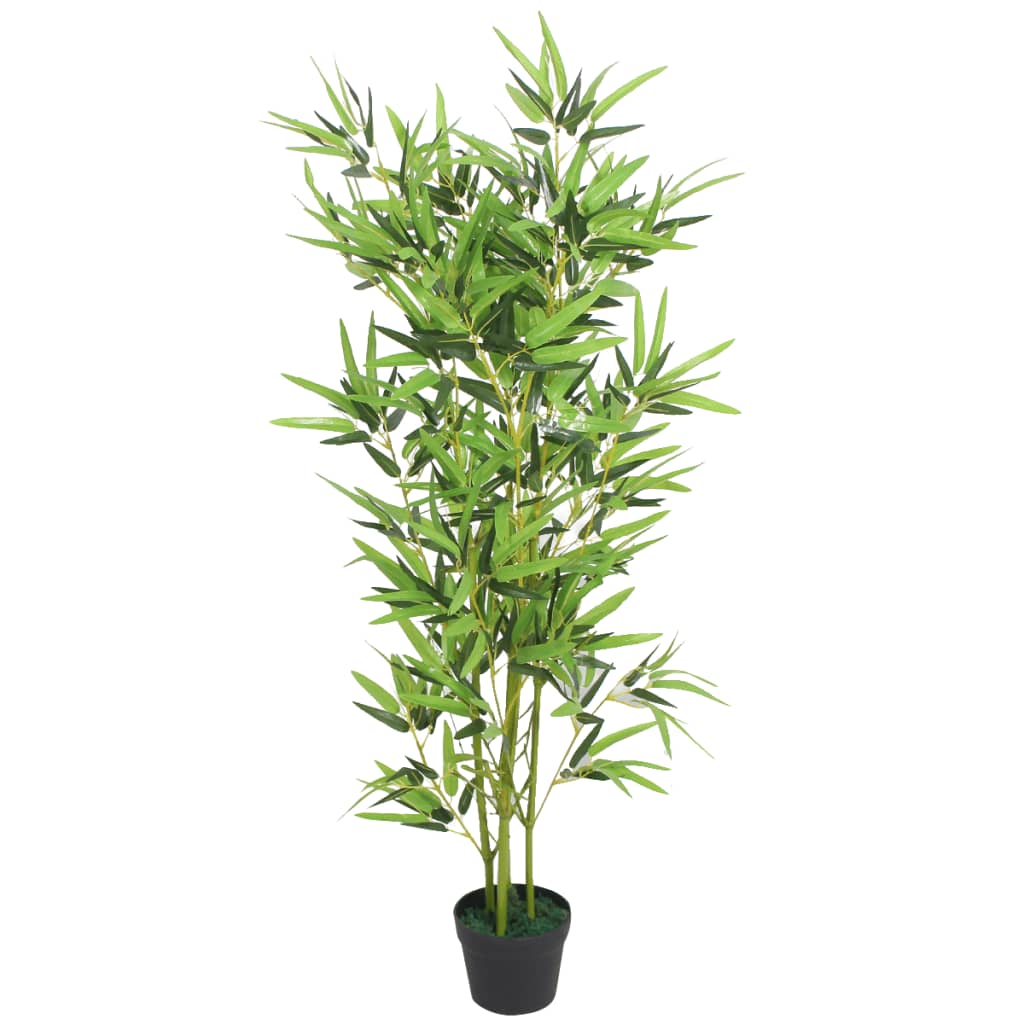 Árbol de bambú artificial con maceta 120 cm verde es4438