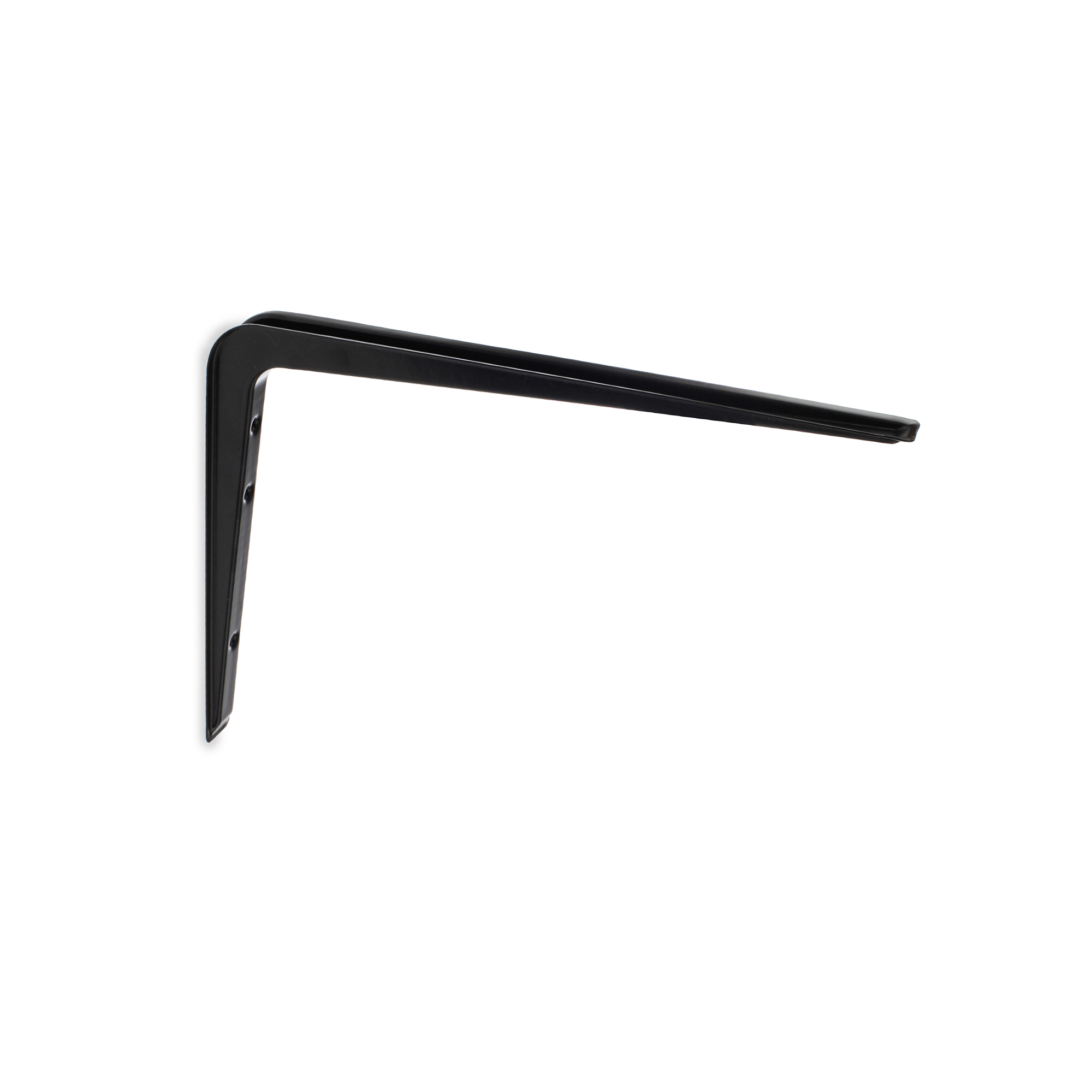 Escuadra de balda rei 1474 | 25x223x320 mm | negro