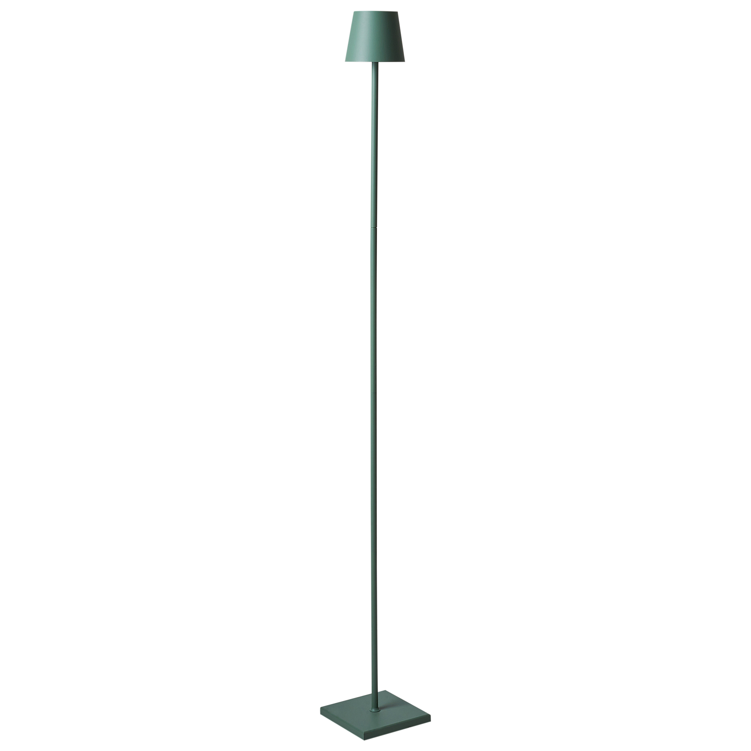 Lámpara de pie verde gavarresa