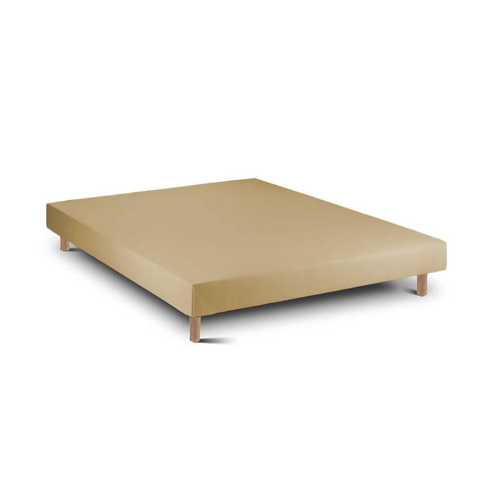 Base de cama de madera 15 beige 200 x 80 cm altura 30 cm indream