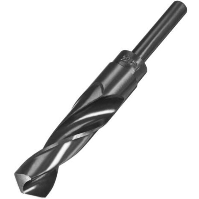 Broca helicoidal 22mm acero rápido cola 1/2" 157mm metal aleaciones