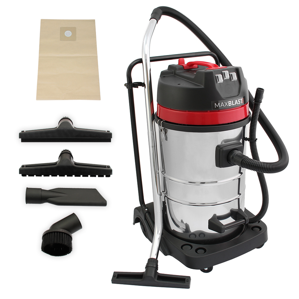 Aspiradora comercial maxblast de 80 litros