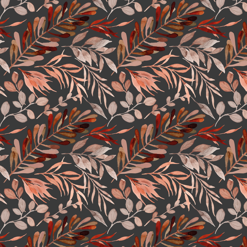 Papel pintado floral acuarela gris 60cm por 300cm