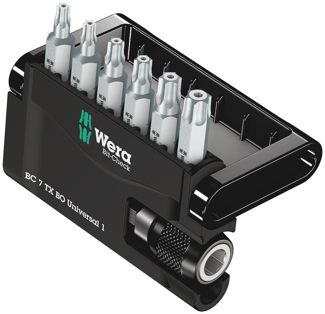 Estuches de puntas bit-check 7 torx bo universal 1 wera 05056158001