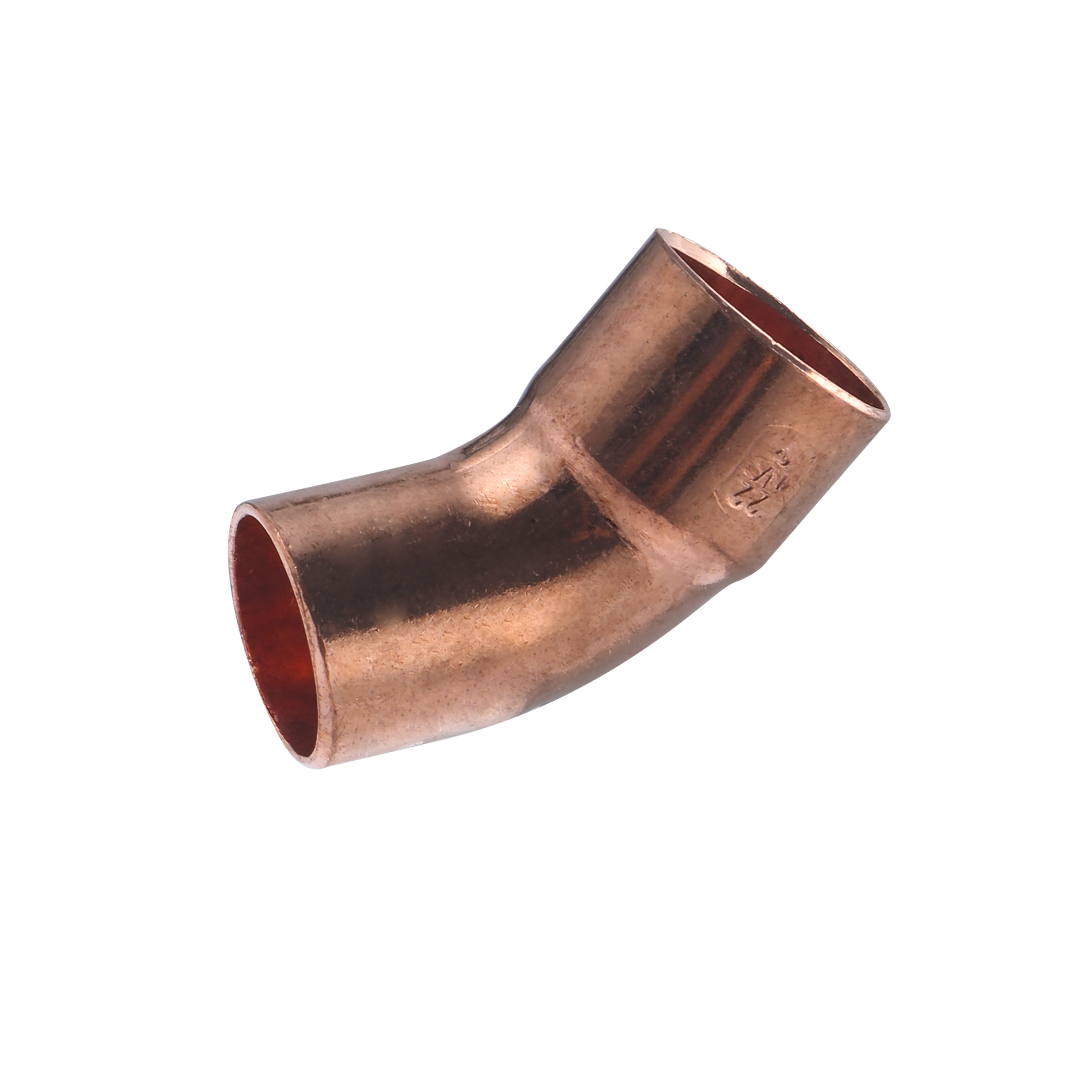 Codo de 45 grados macho-hembra ø22