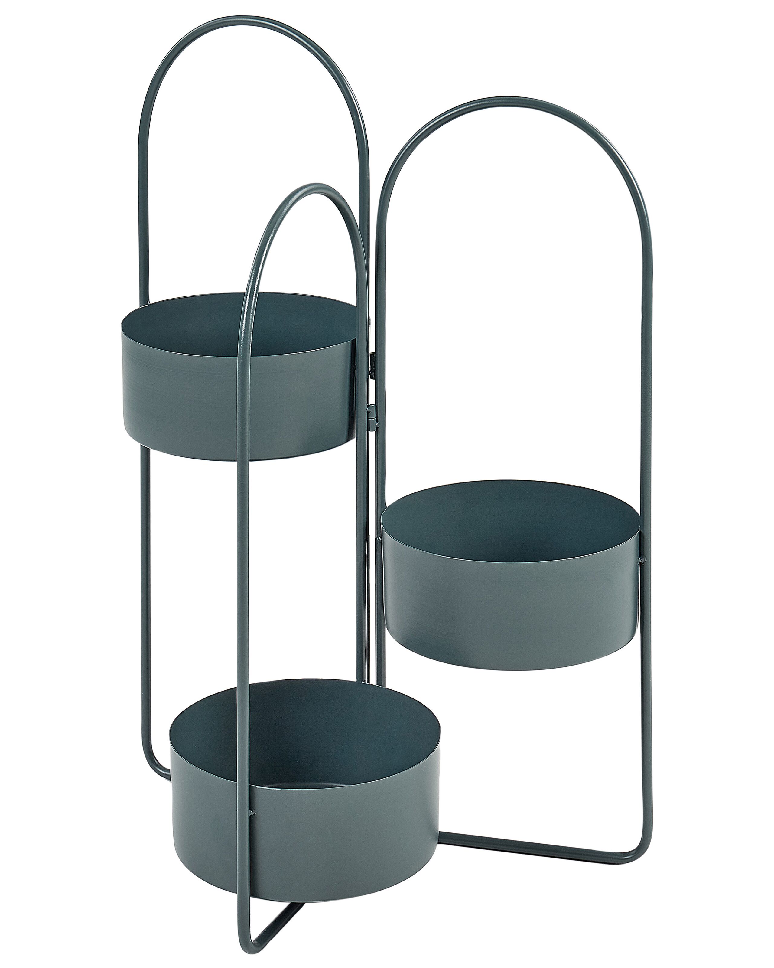 Soporte para macetas colutena 56 cm metal azul oscuro
