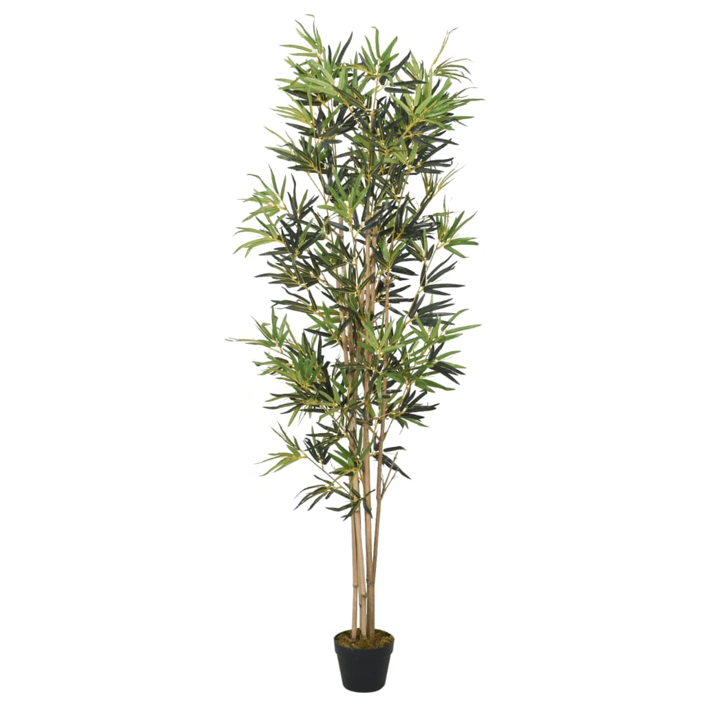 Árbol de bambú artificial con 1104 hojas verde 180 cm eerf1103