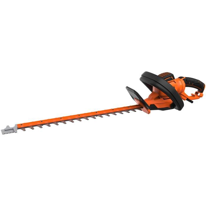 Cortasetos de 650 w hoja de 60 cm black + decker mango giratorio de 5 posic