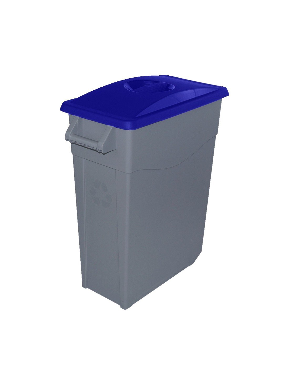 65 l - tapa cerrada | azul | contenedor de basura denox 65, 85 y 110 - de