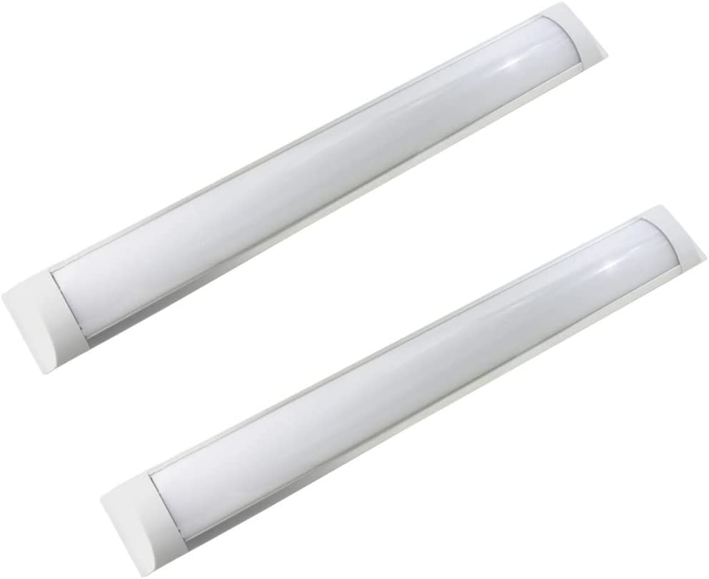 2x regletas LED slim, 36w 3600 lm, blanco 6000k, ip20
