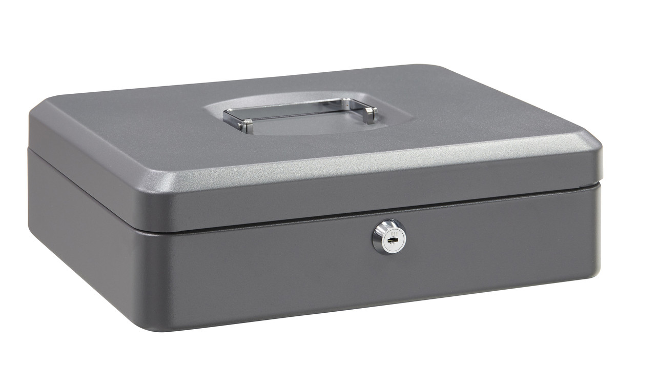 Arregui elegant c9246 caja caudales acero con bandeja, 30 cm ancho, gris