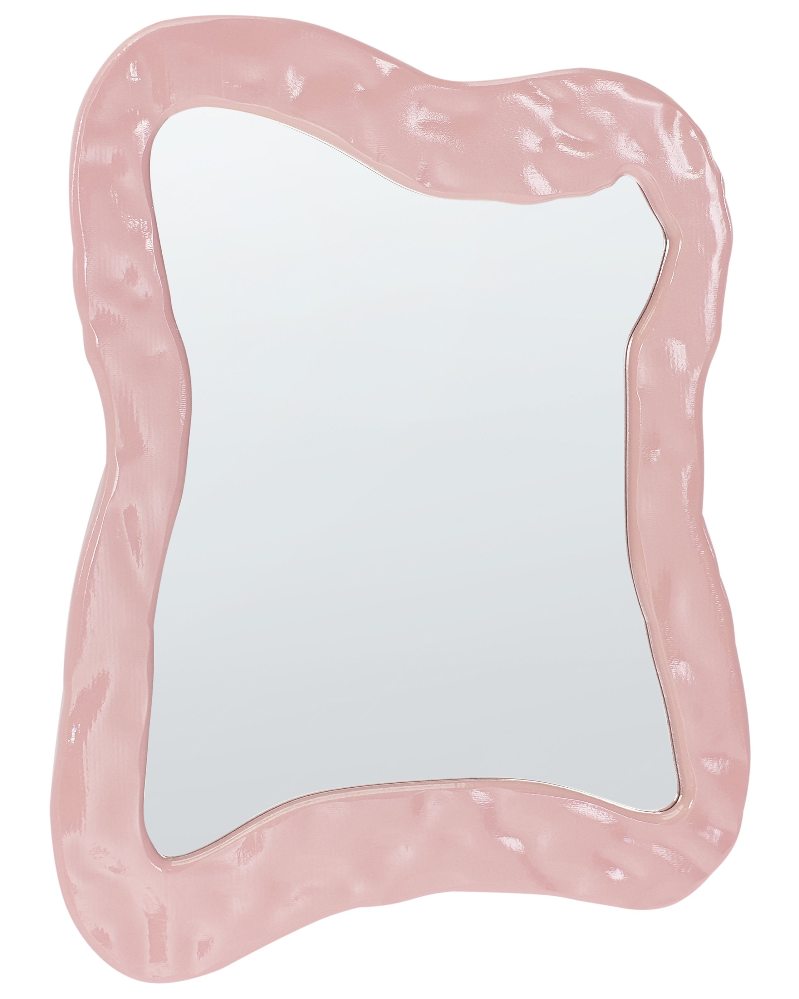 Espejo de pared pencran 60 cm 80 cm rosa
