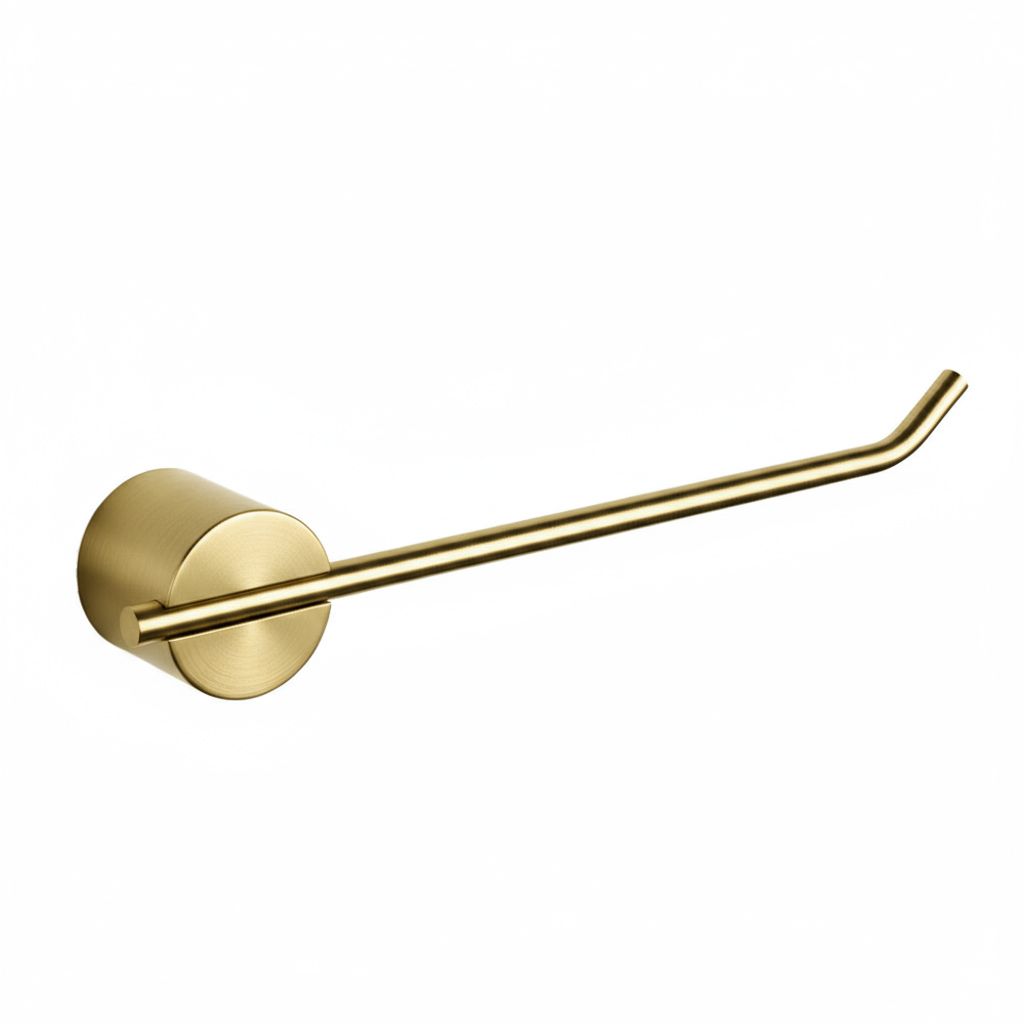 Rea portarrollos de papel higiénico tomi 5809 brush gold, 20x6x3 cm